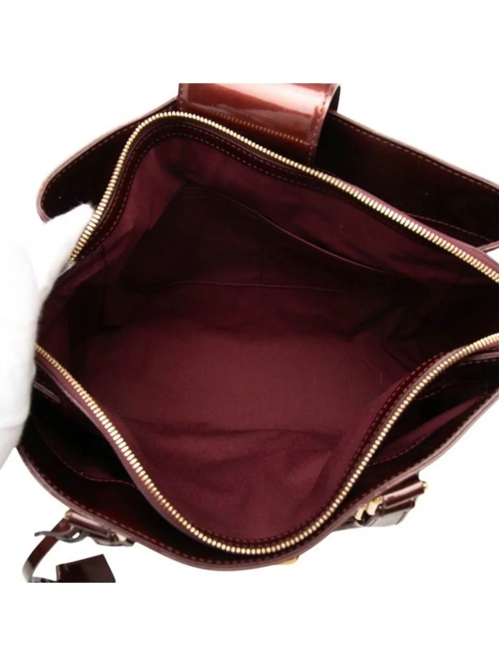 Louis Vuitton Monogram Vernis Merrose Avenue Tote Rouge Fauvist Patent Leather
